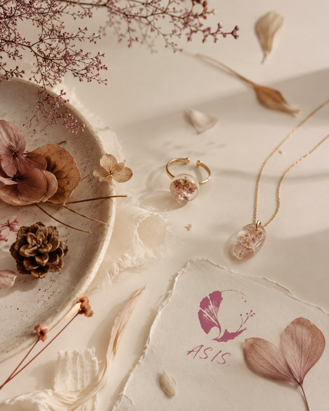 AS IS. jewellery flatlay